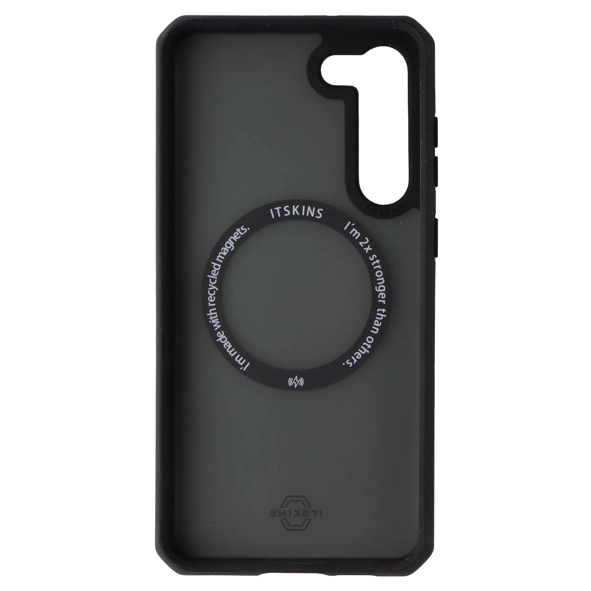 ITSKINS Hybrid_R Frost Case for MagSafe for Samsung Galaxy S23  (Plus) - Black