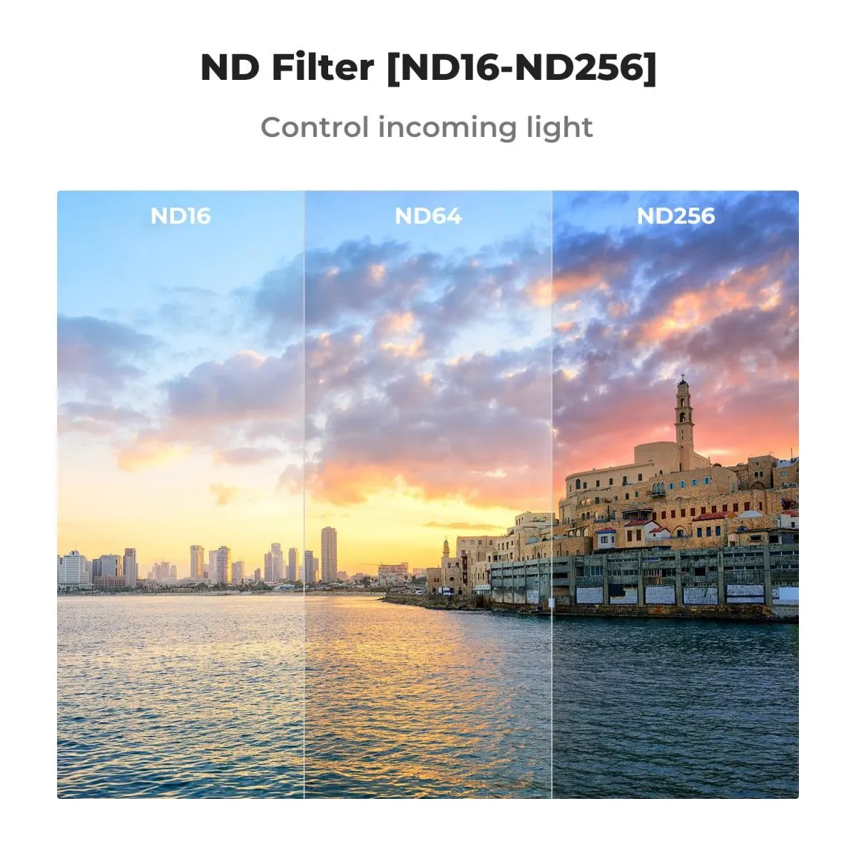 K&F Concept CPL Polarizing   ND16 - ND256 Neutral Density Magnetic Lens Filter Set for DJI Osmo Pocket 3 with (4 5 6 Stops) 8K Ultra HD, 28 Multi-Layer Anti-Scratch Waterproof Coating, Top AGC Glass | SKU-2150