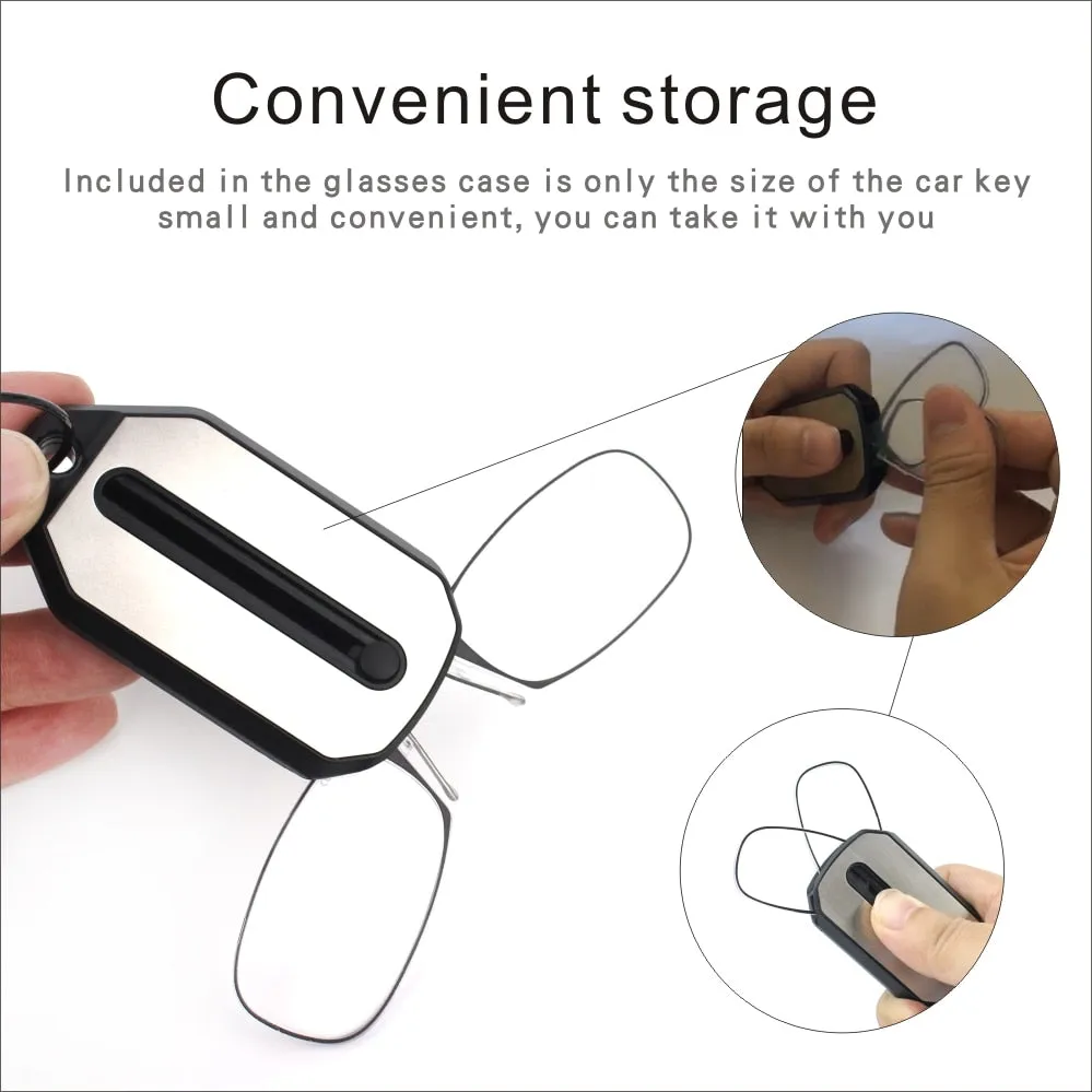 Keychain Case Portable Reading Eyeglasses