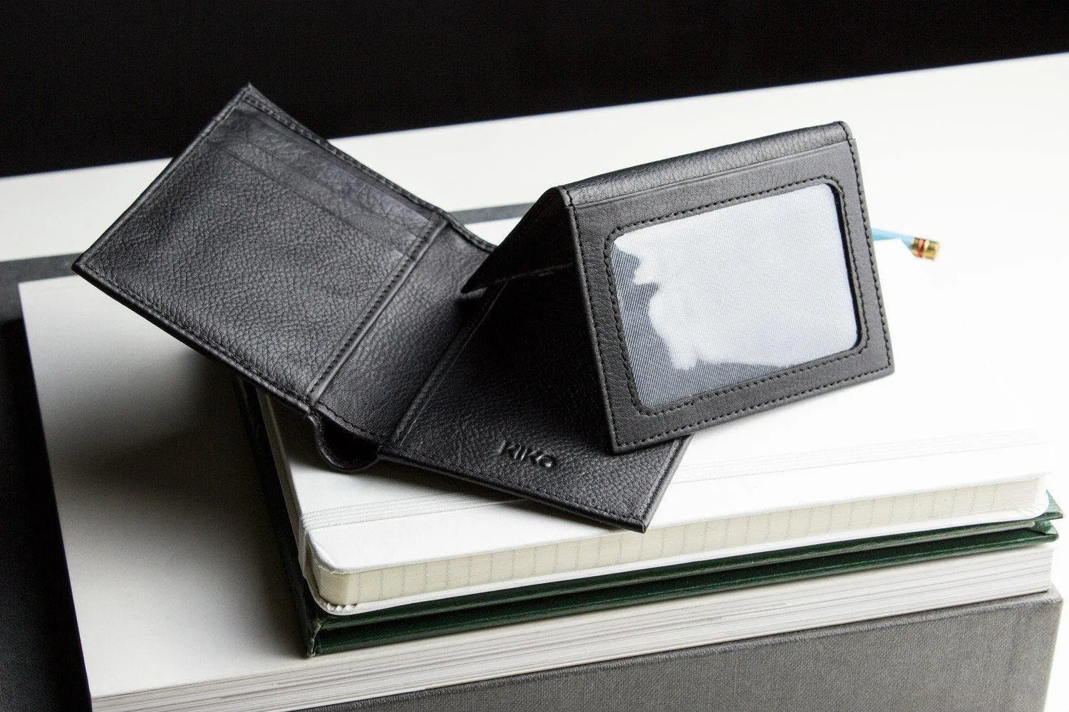 Kiko Leather Slimfold Passcase Wallet