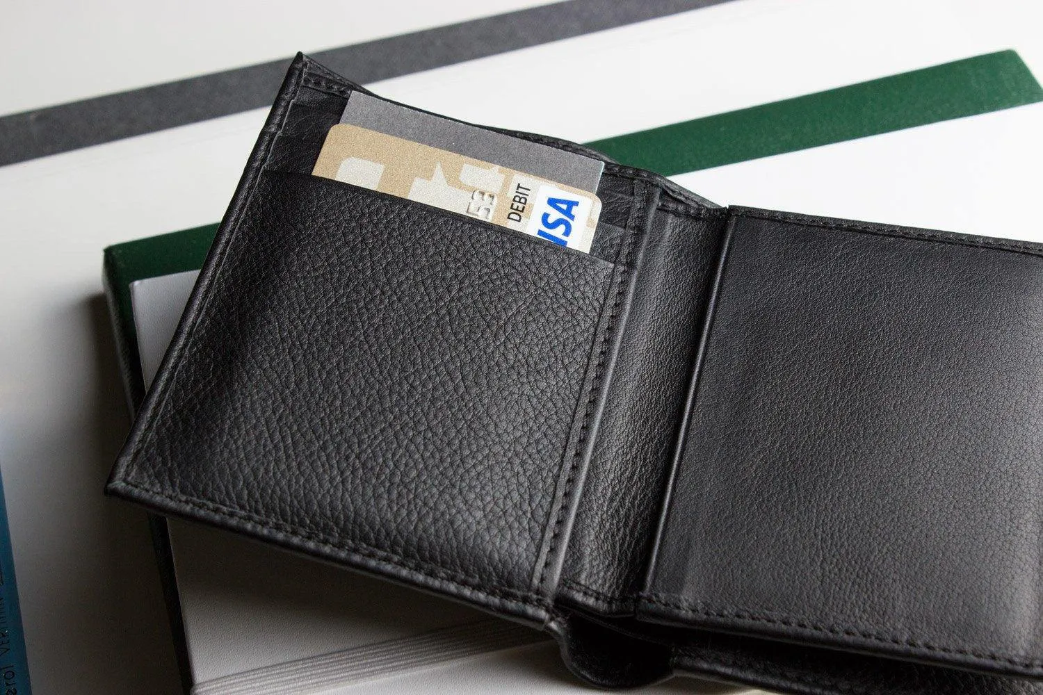 Kiko Leather Slimfold Passcase Wallet