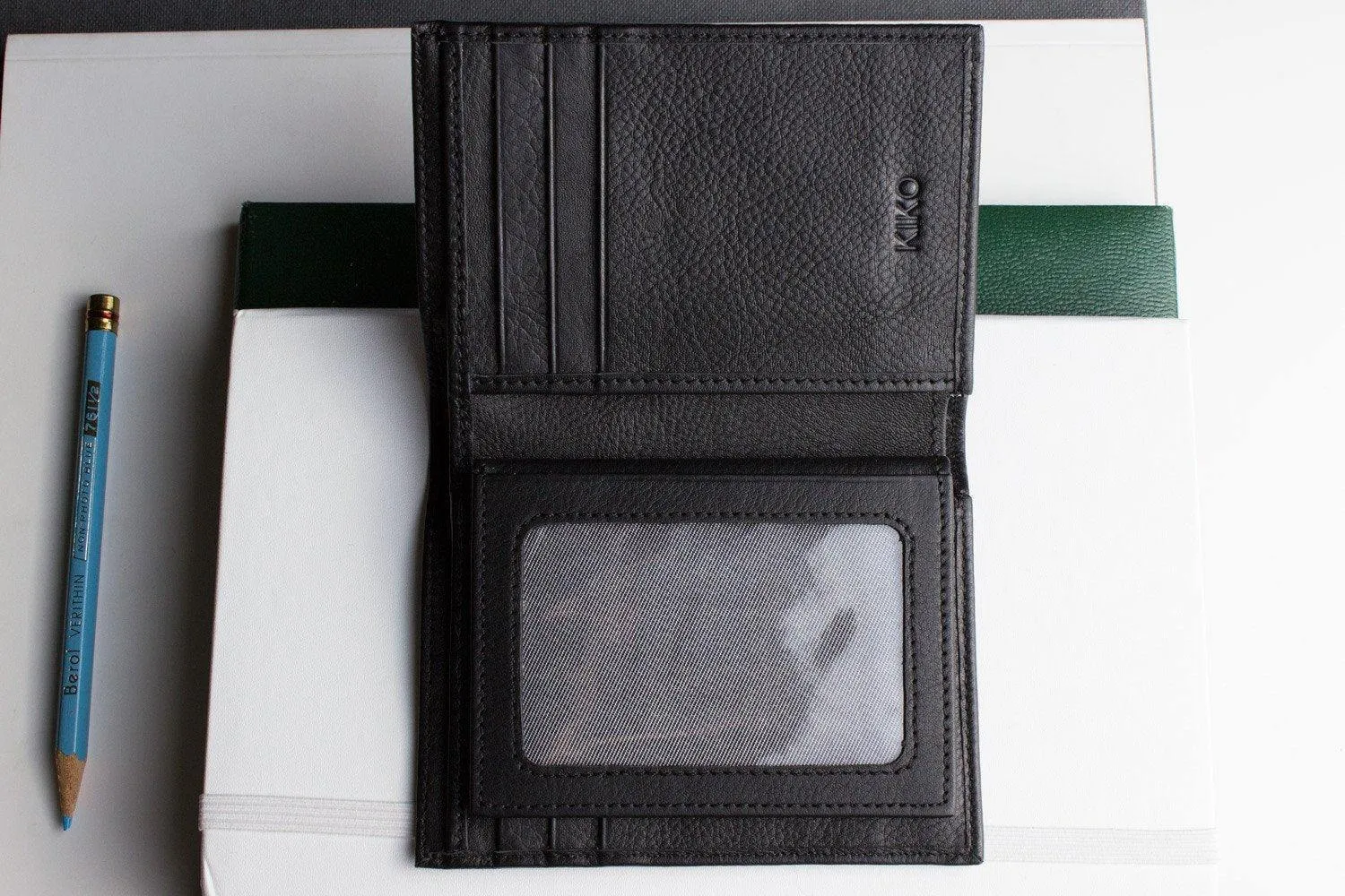 Kiko Leather Slimfold Passcase Wallet