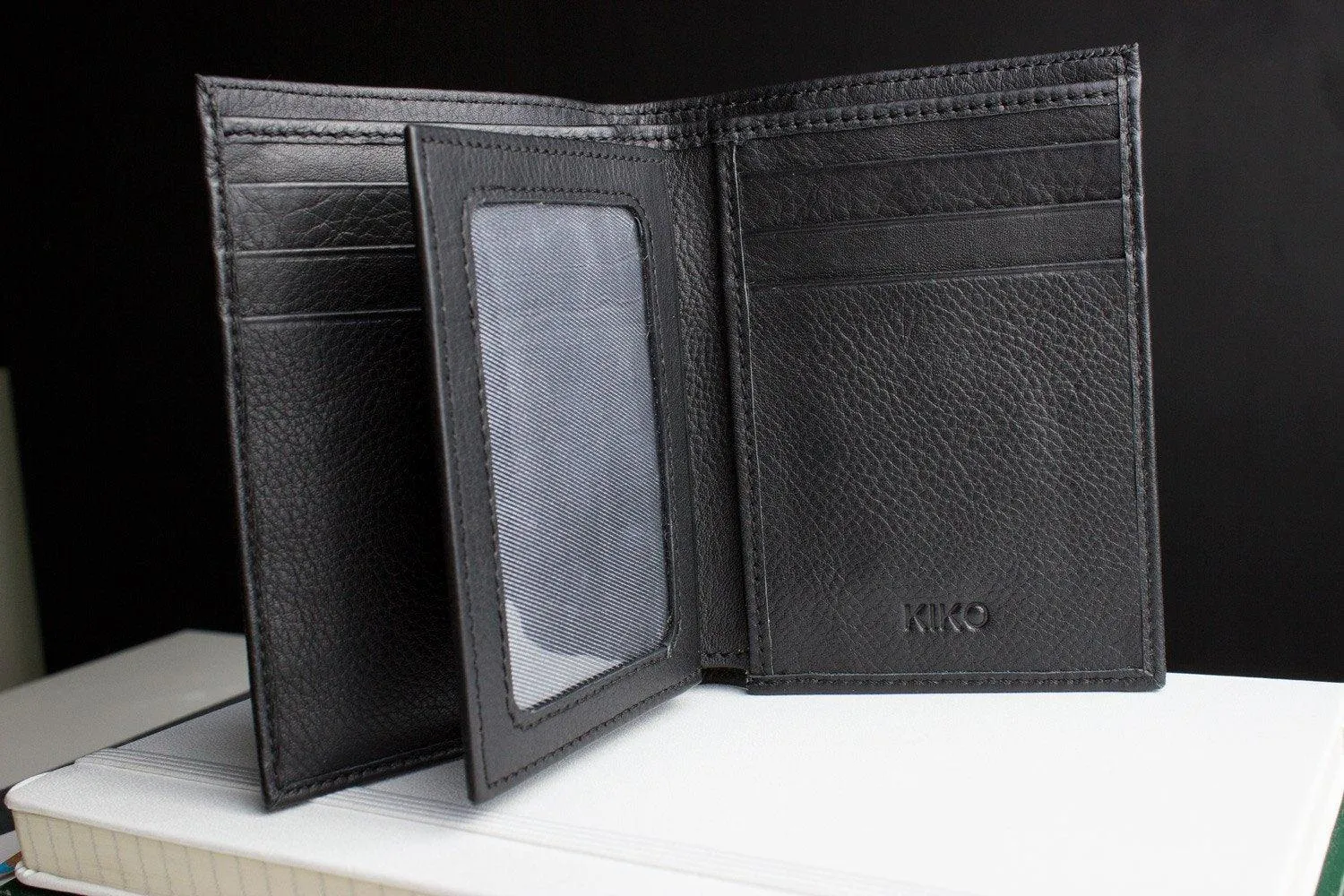 Kiko Leather Slimfold Passcase Wallet