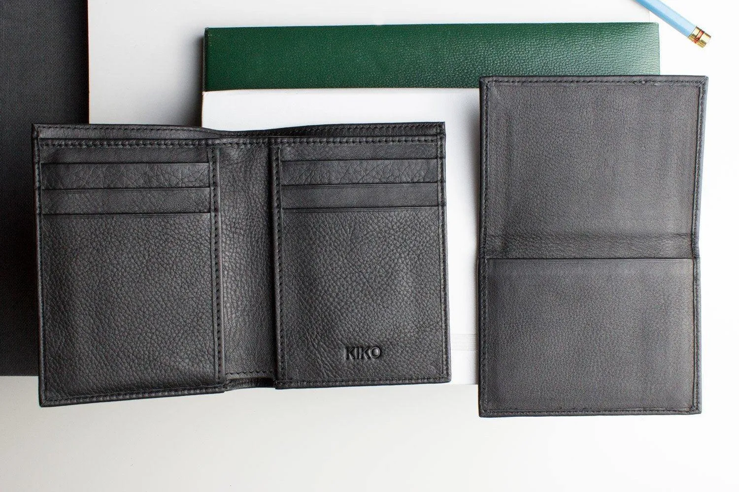 Kiko Leather Slimfold Passcase Wallet