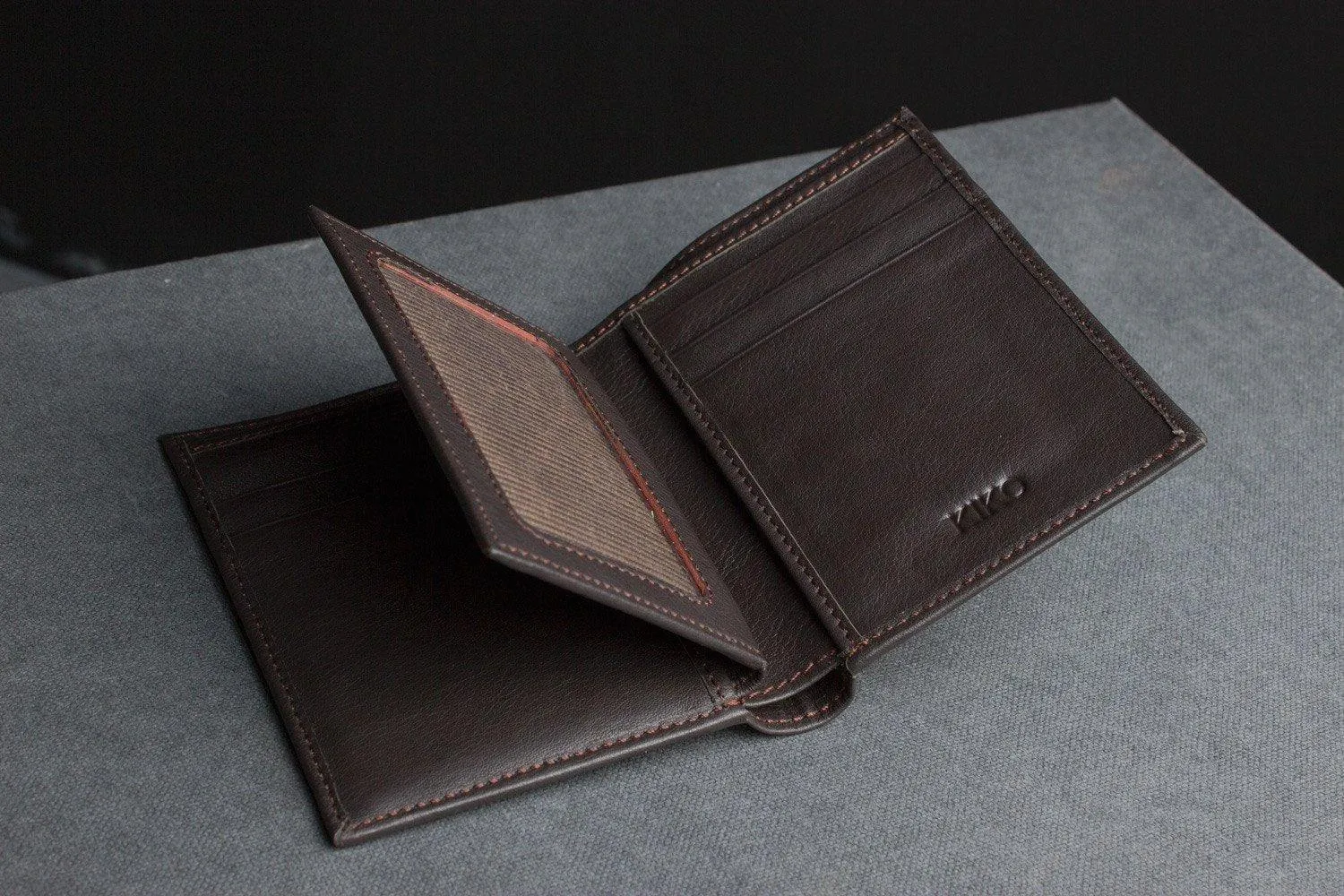 Kiko Leather Slimfold Passcase Wallet