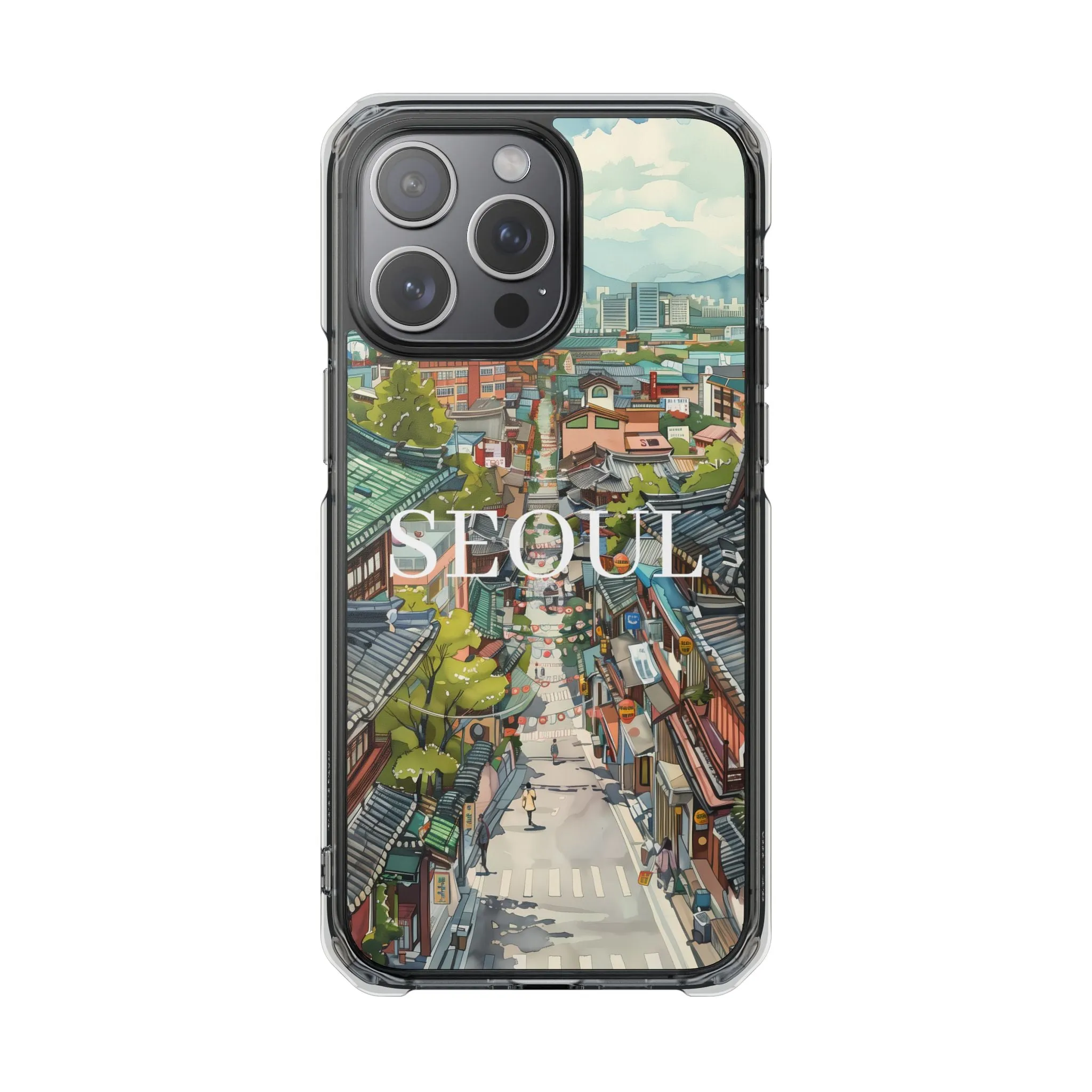 Korea -  Seoul Magnetic Clear Impact Cases  - StyleMZ