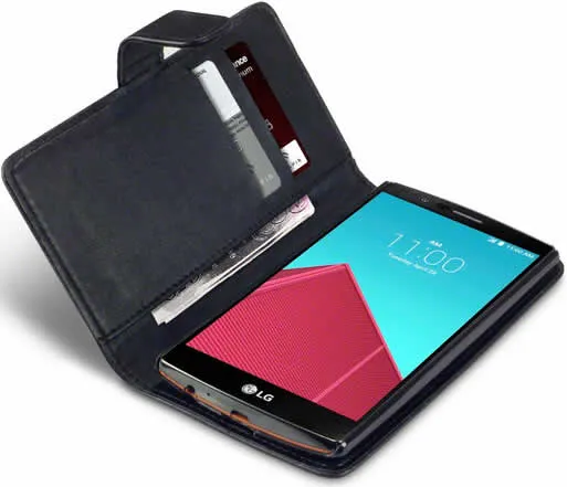 LG G4 Wallet Case - Black