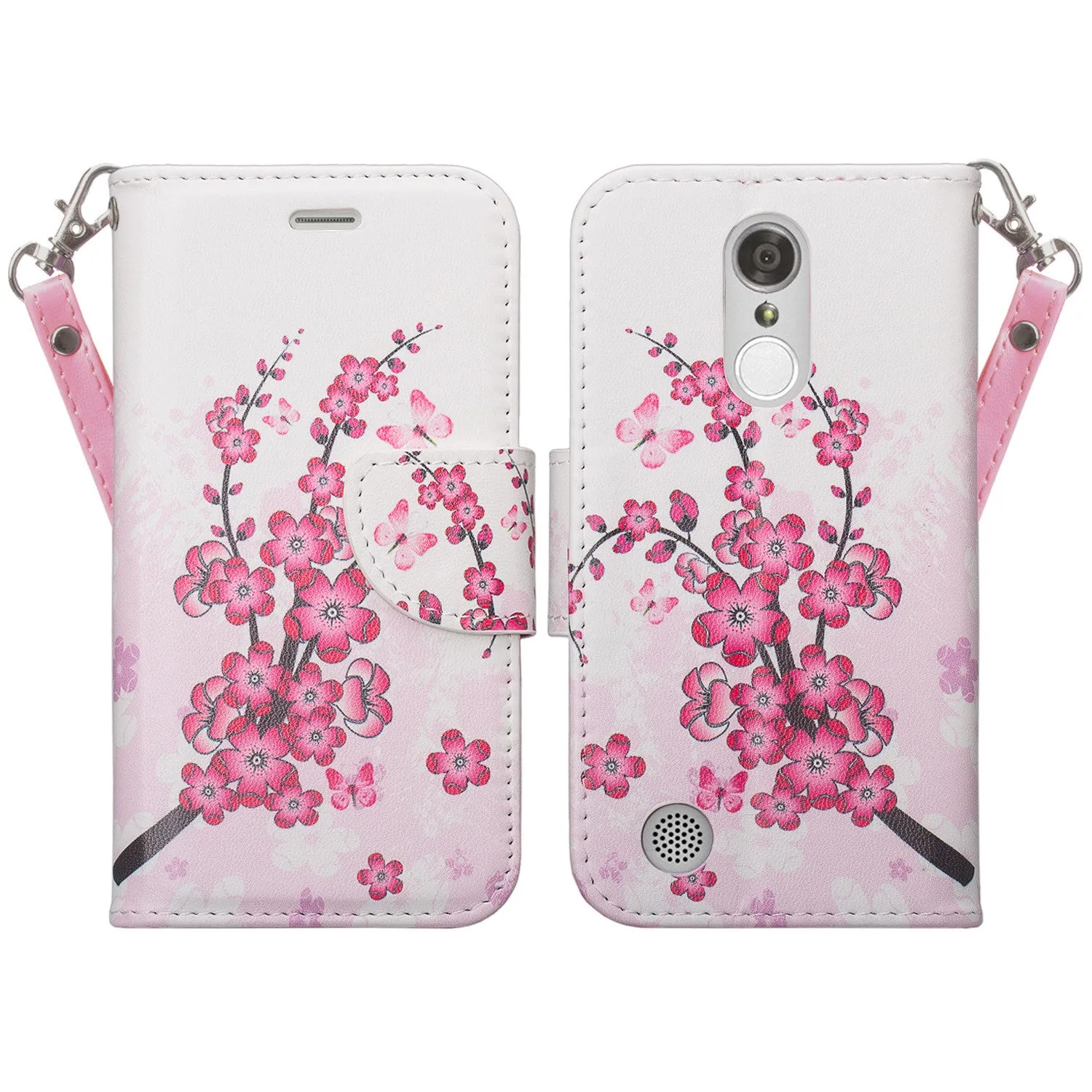 LG LV3 Wallet Case - Cherry Blossom