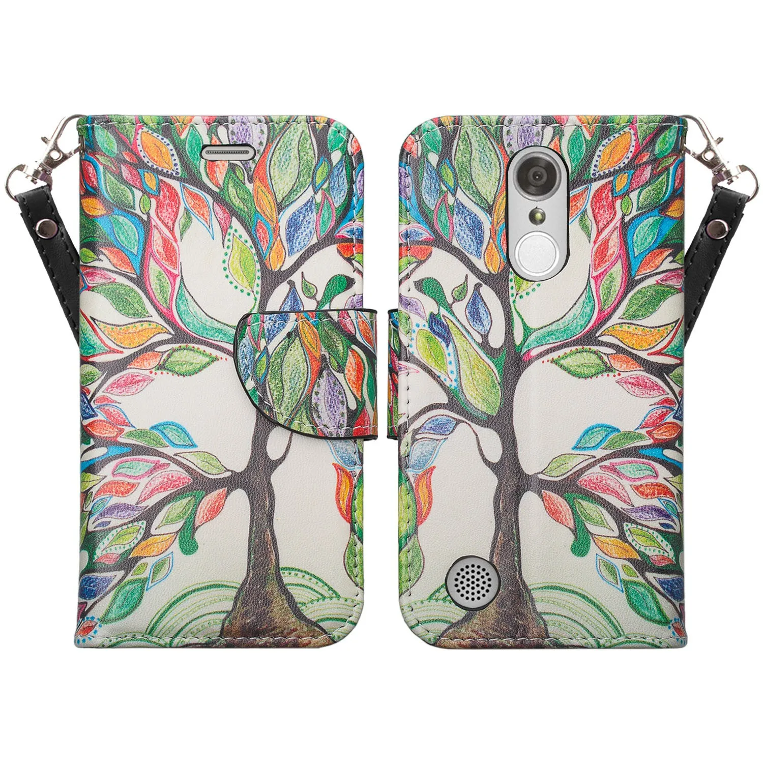 LG LV3 Wallet Case - Vibrant Tree