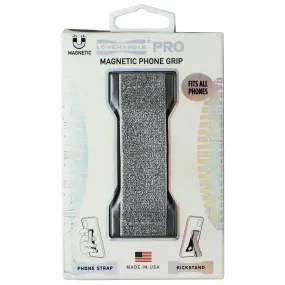 LoveHandle PRO Magnetic Universal Phone Grip/Kickstand - Silver / Gray