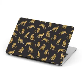 Macbook Hard Shell Case - Black Leopard Pattern