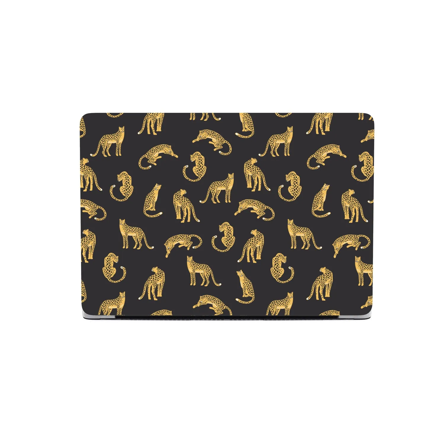 Macbook Hard Shell Case - Black Leopard Pattern