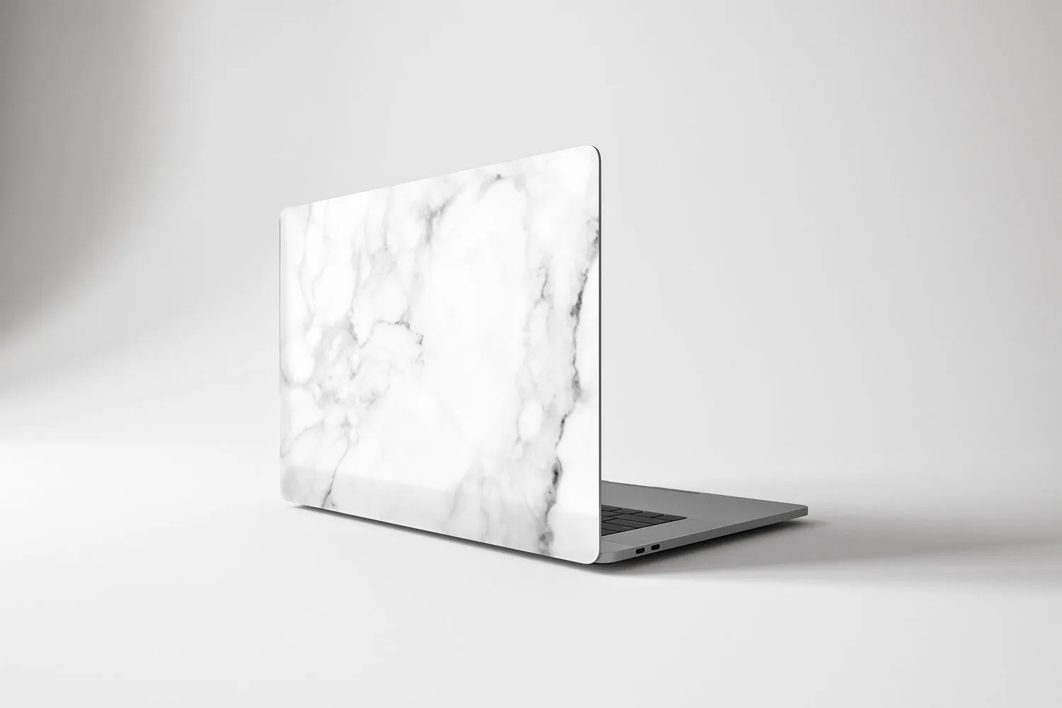 Macbook Hard Shell Case - White Marble