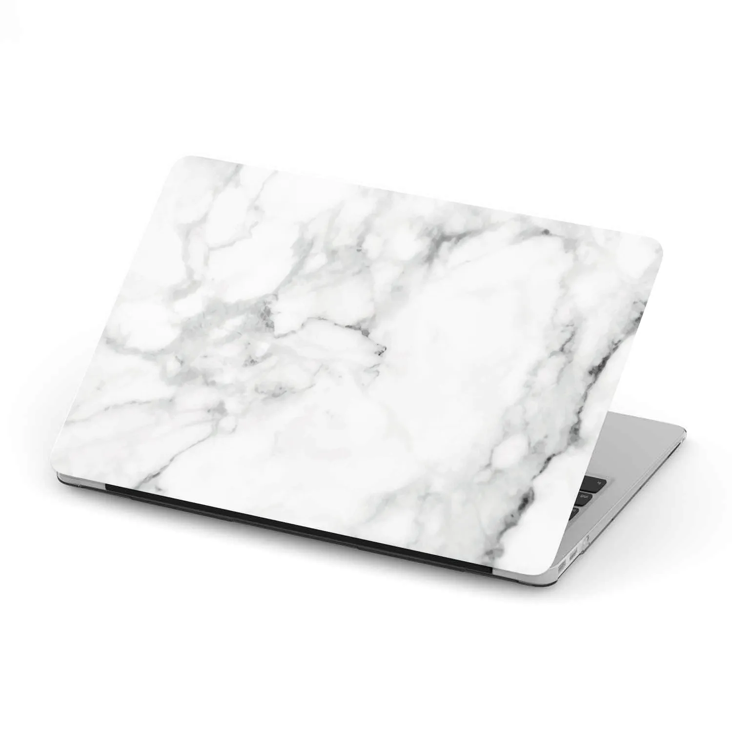 Macbook Hard Shell Case - White Marble