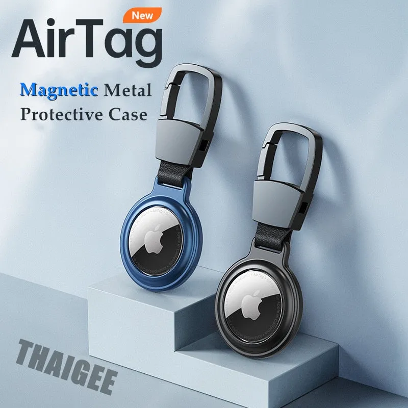 Magnetic Metal Protective Airtag Case For Apple Airtag