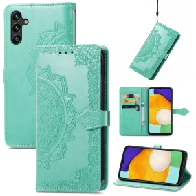 Mandala Samsung Galaxy A13 5G Flip case - Green