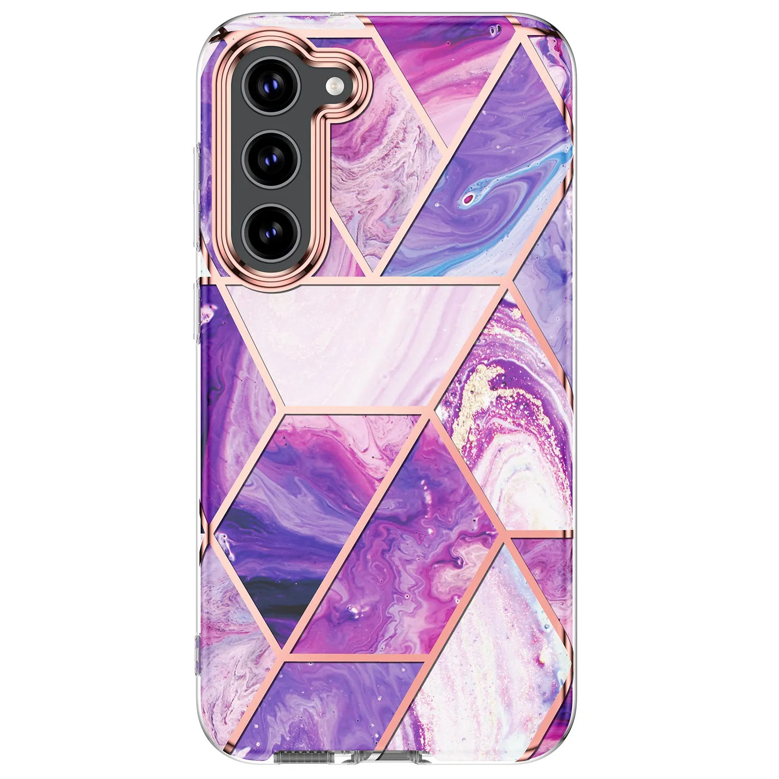 Marble Bundle for Samsung Galaxy S23 Plus Case   Galaxy Buds Case (Pink)