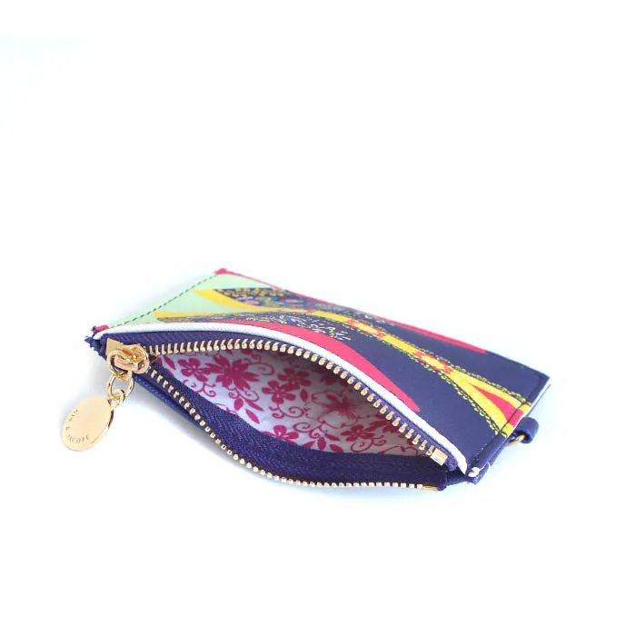 Maya Kebaya Blue Card Holder