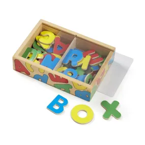 Melissa & Doug Wooden Letter Alphabet Magnets