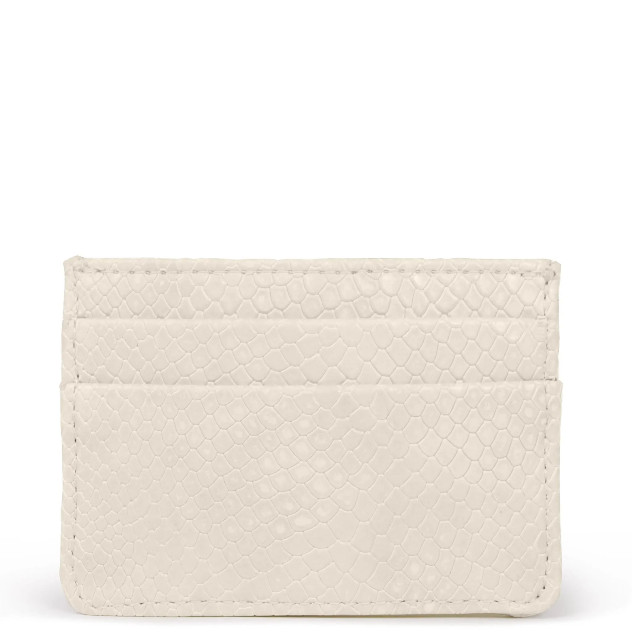 Mia Vegan Leather Card Case | Cream