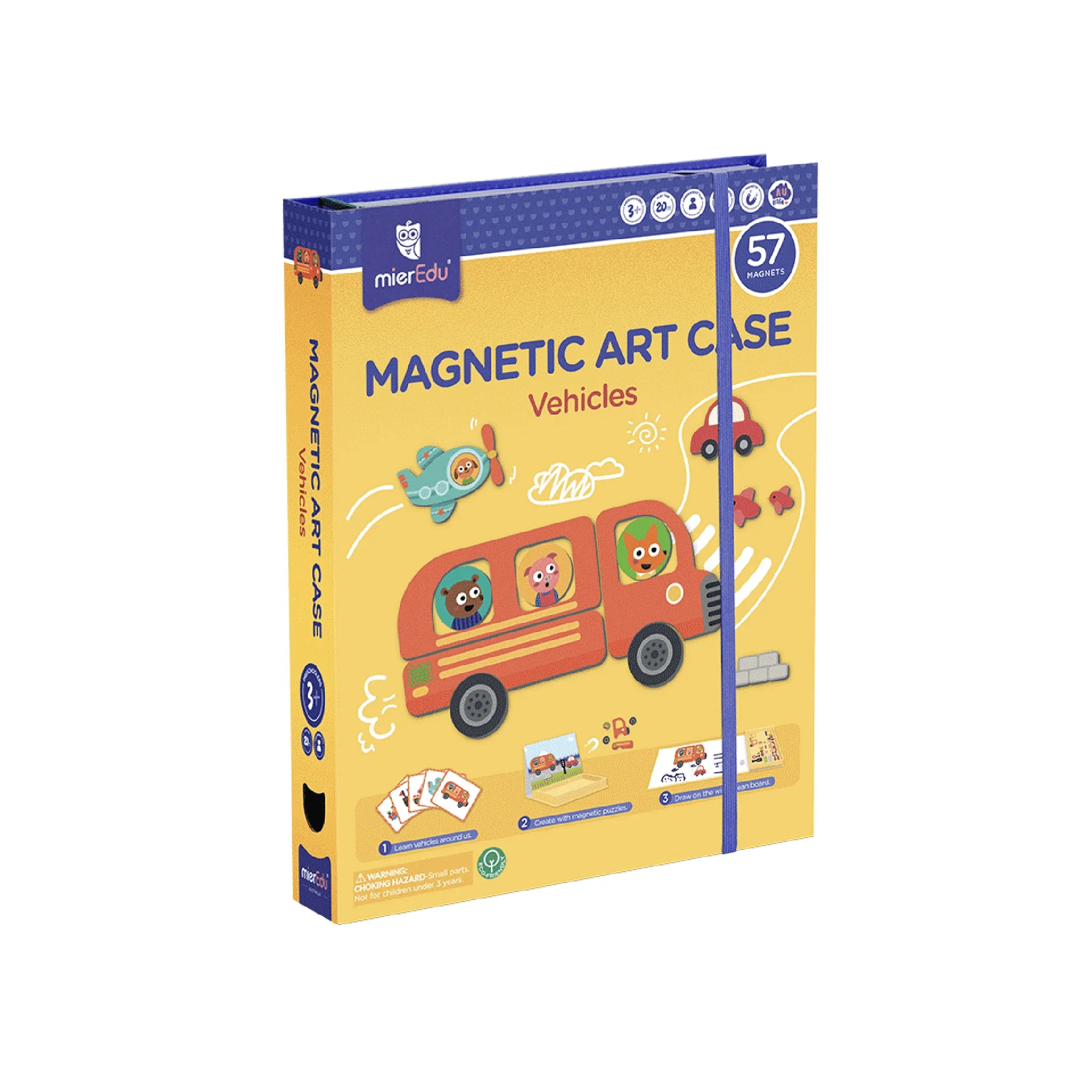 Mieredu Magnetic Art Case Vehicles