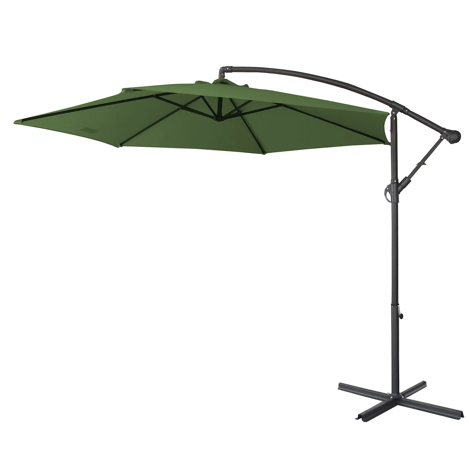 Milano 3M Outdoor Umbrella Cantilever With Protective Cover Patio Garden Shade