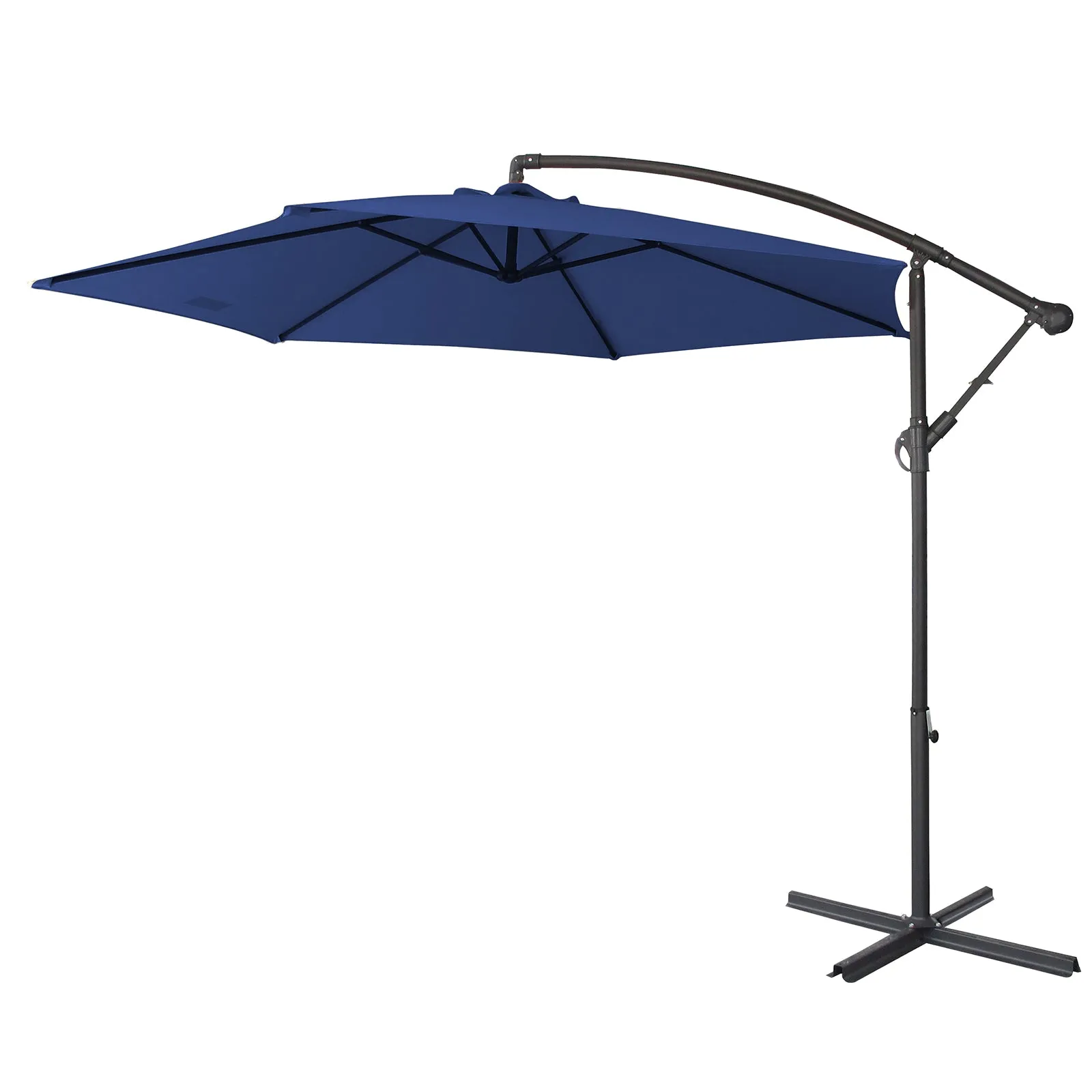 Milano 3M Outdoor Umbrella Cantilever With Protective Cover Patio Garden Shade