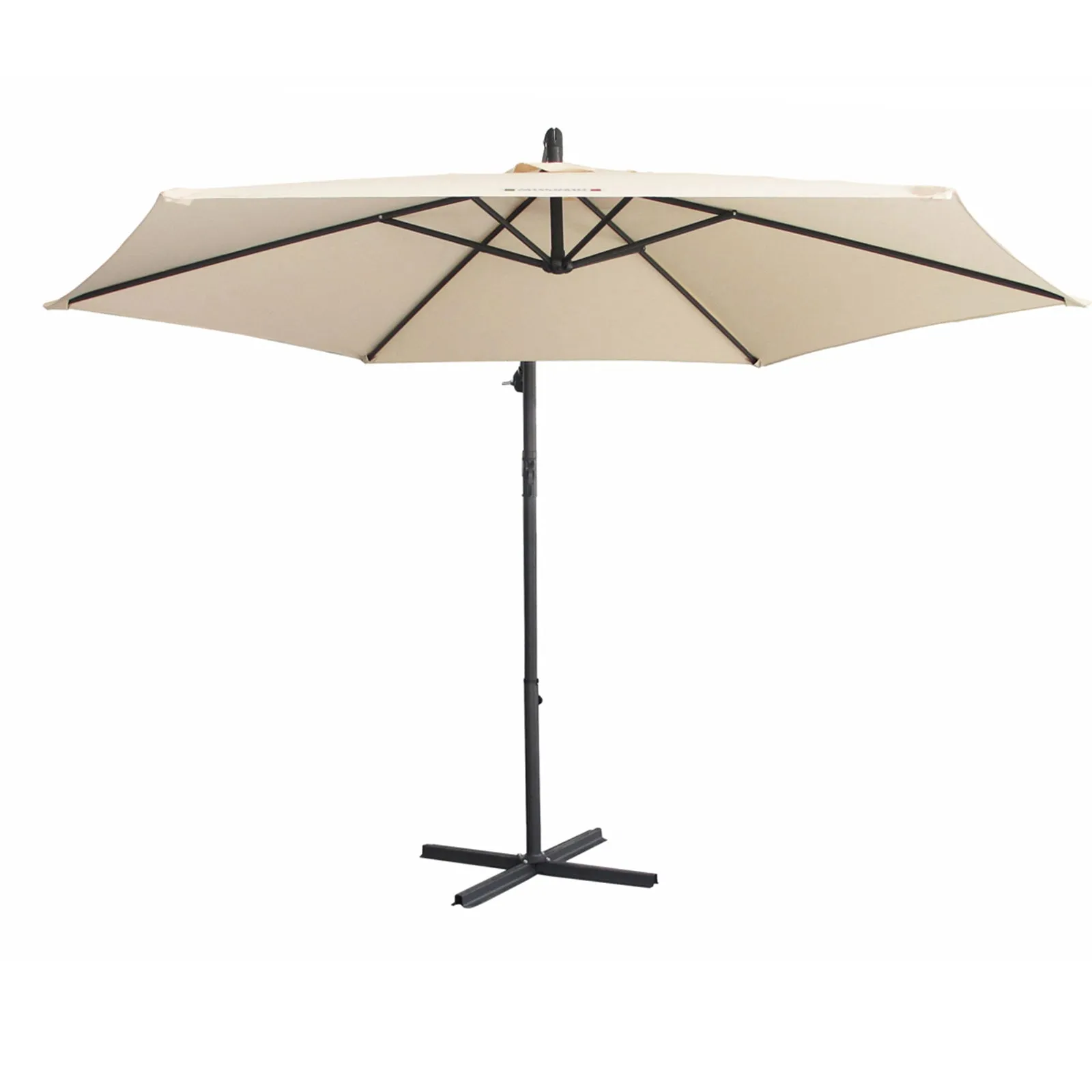 Milano 3M Outdoor Umbrella Cantilever With Protective Cover Patio Garden Shade