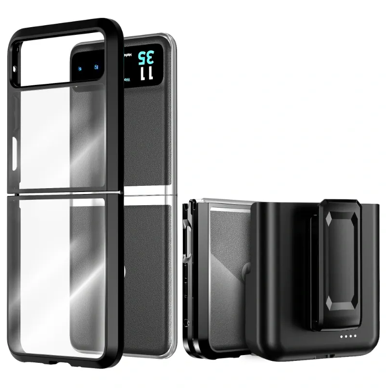 Motorola Razr 40 / Razr (2023)  Hybrid Shockproof Clear Slim Acrylic Case Cover Flexible Hinge Rib