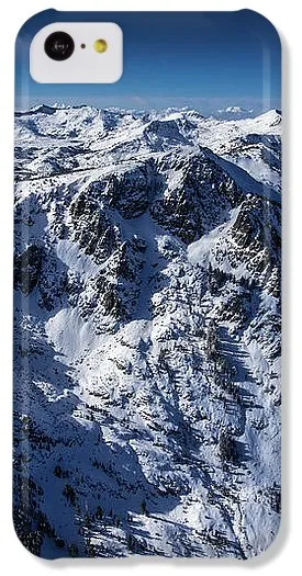 Mt Tallac Winter Aerial - Brad Scott - Phone Case