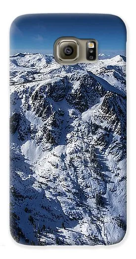 Mt Tallac Winter Aerial - Brad Scott - Phone Case