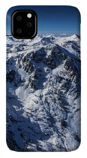 Mt Tallac Winter Aerial - Brad Scott - Phone Case