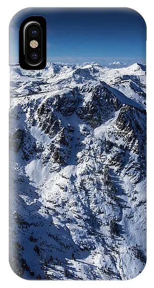 Mt Tallac Winter Aerial - Brad Scott - Phone Case