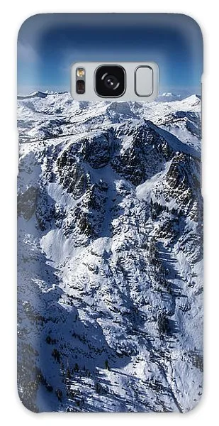 Mt Tallac Winter Aerial - Brad Scott - Phone Case