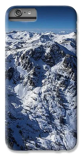 Mt Tallac Winter Aerial - Brad Scott - Phone Case