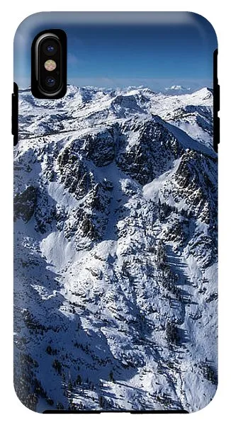 Mt Tallac Winter Aerial - Brad Scott - Phone Case