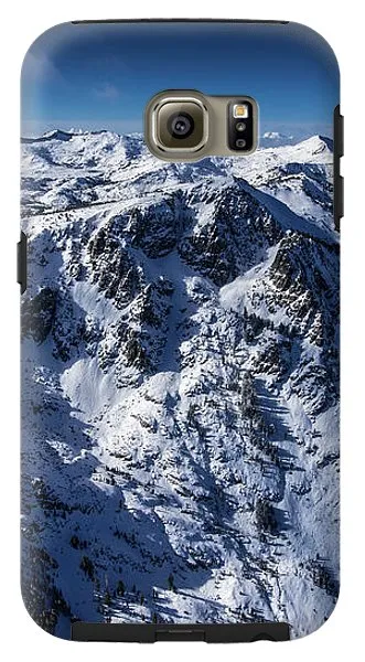 Mt Tallac Winter Aerial - Brad Scott - Phone Case