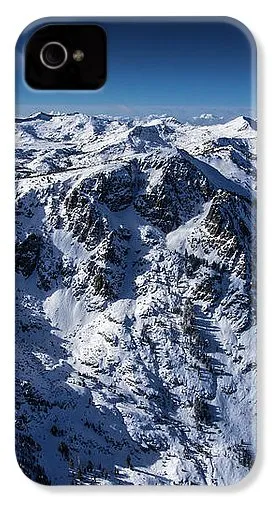 Mt Tallac Winter Aerial - Brad Scott - Phone Case