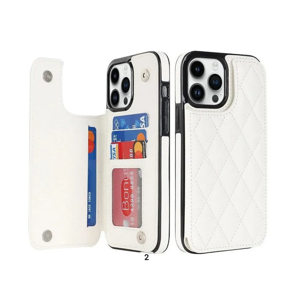 Multifunctional Wallet Mobile Phone Case for Apple  iPhone XR - White