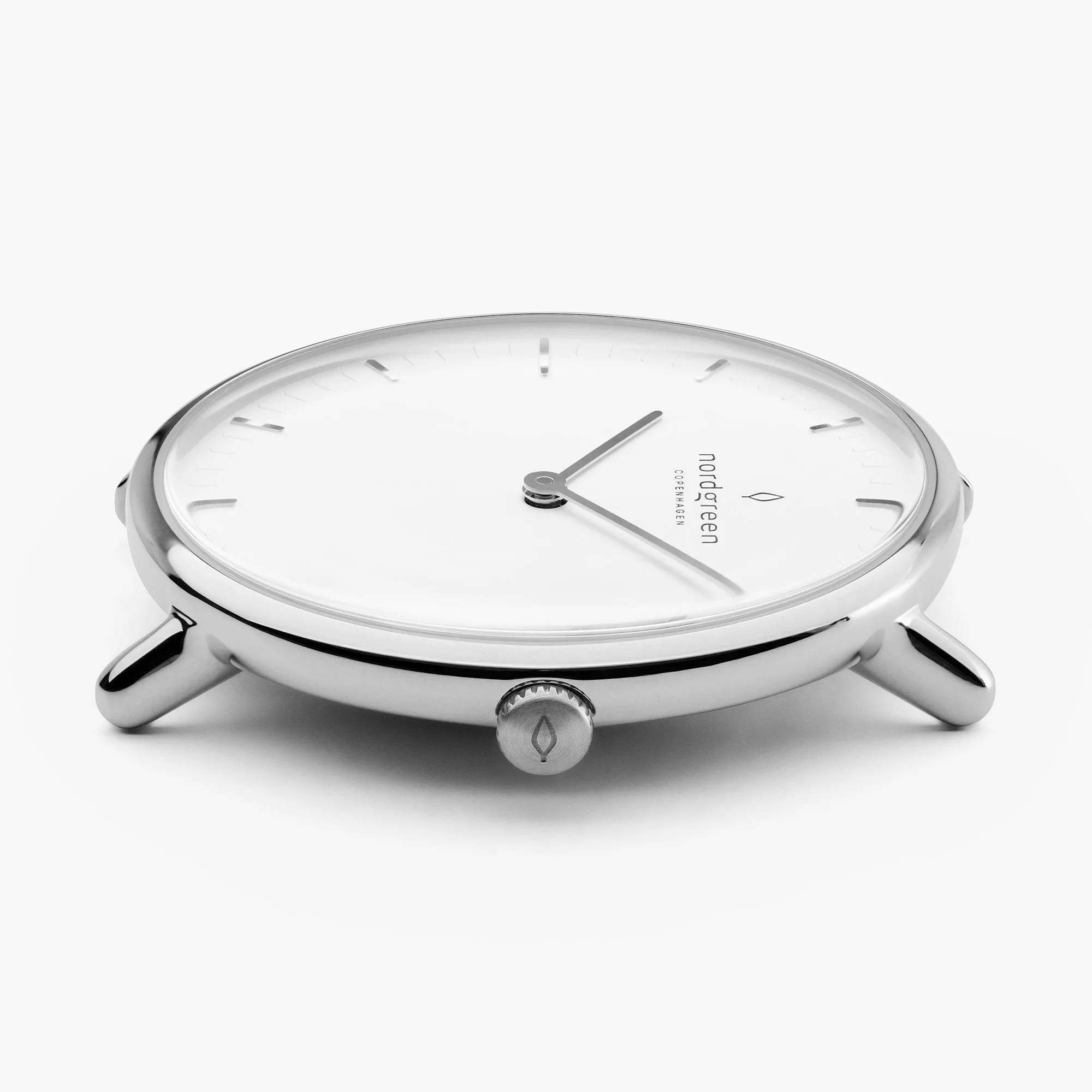 Native | White Dial - Black Leather - Refurbished