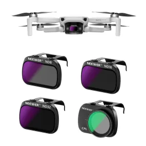 NEEWER 4-Pack ND Filter Set Compatible with DJI Mavic Mini/Mini 2/Mini SE/Mini 2SE