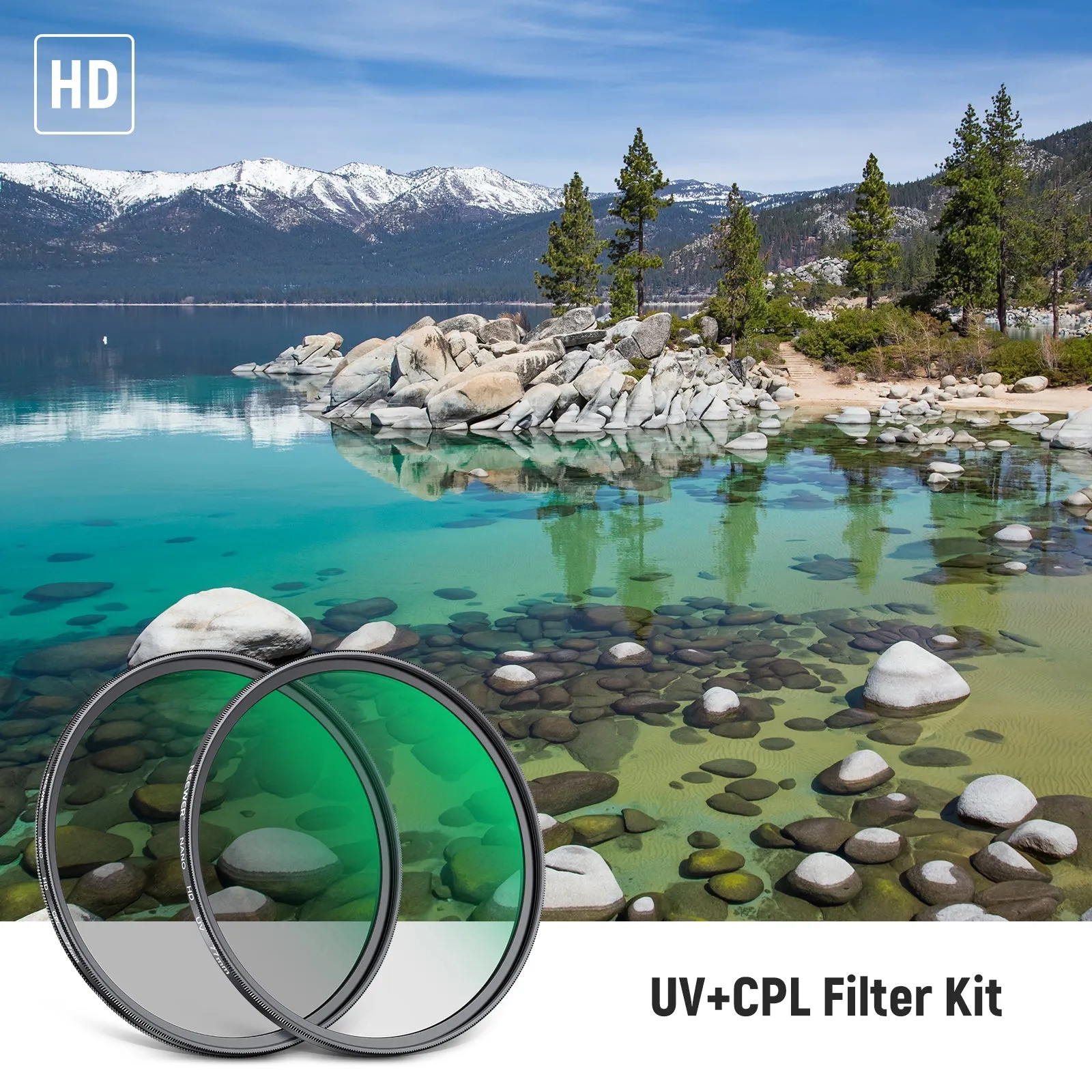 NEEWER CPL UV Lens Filter Kit