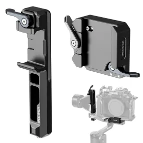 NEEWER GA013 Gimbal Extended Vertical Arm & Arca QR Plate Kit for DJI RS 3 Mini