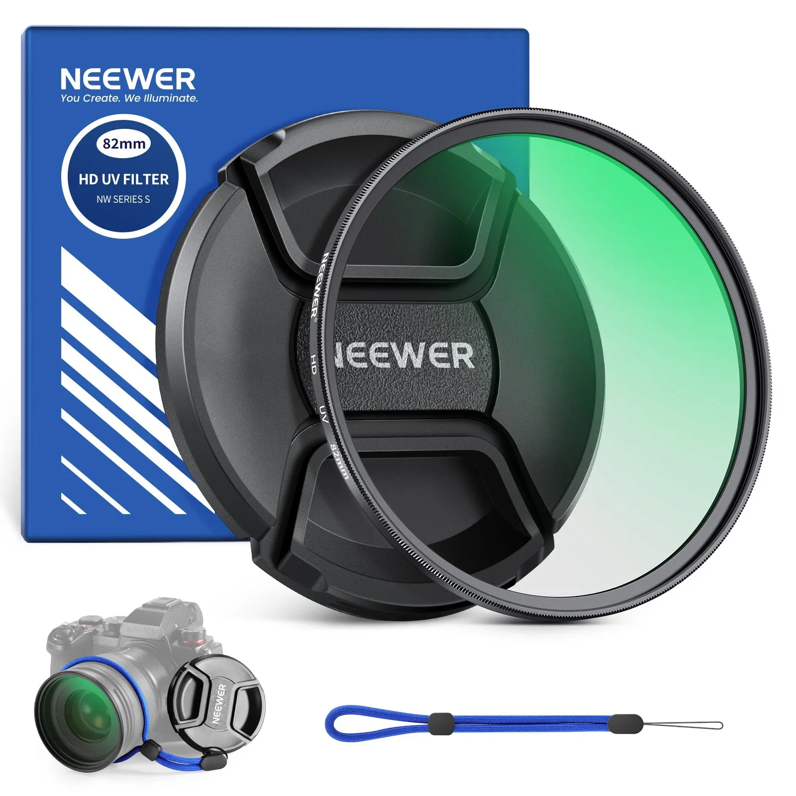 NEEWER MC UV Protection Filter with Lens Cap