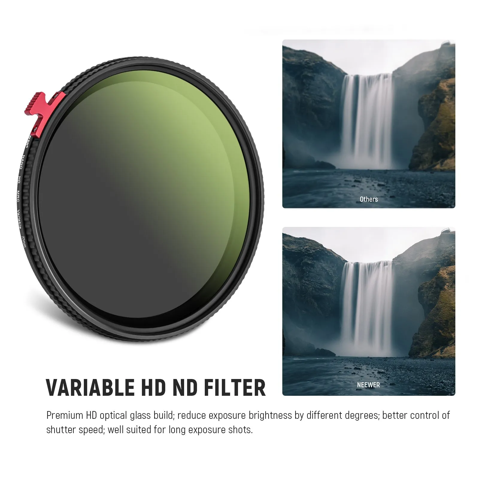 NEEWER ND2-ND400 Adjustable Camera Lens Filter