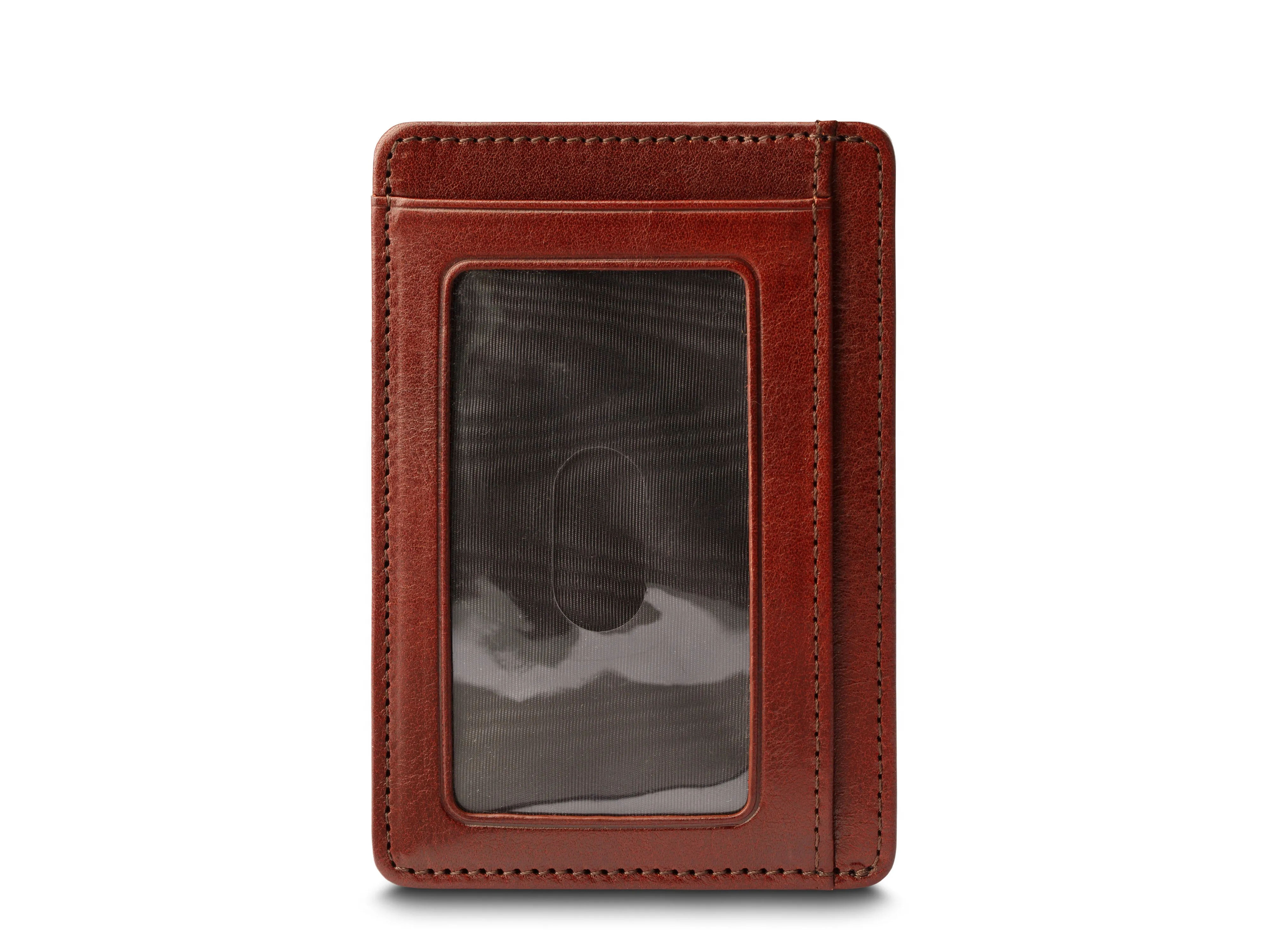 Old Leather 7 Pocket I.D. Card Case