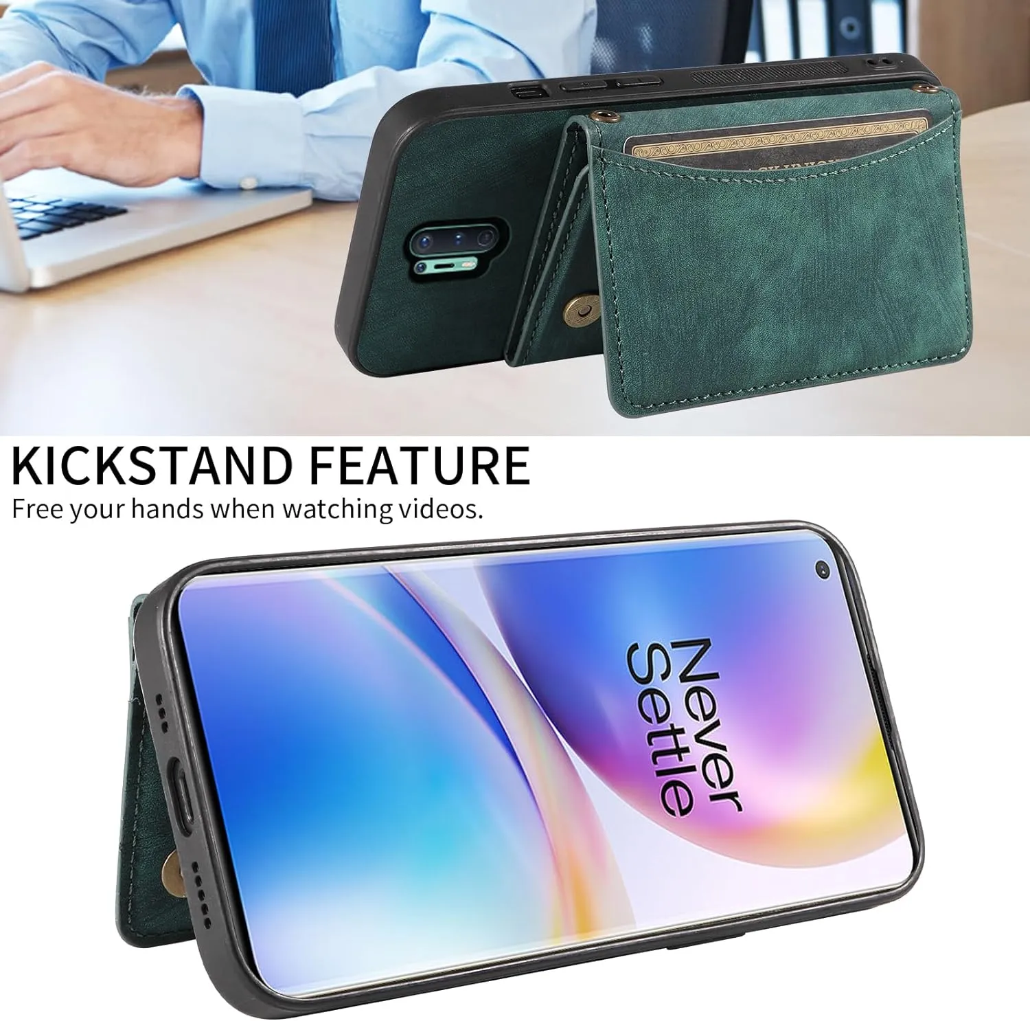 OnePlus 8 Pro One Plus  Wallet Cover Crossbody Shoulder  Slim Stand Cell