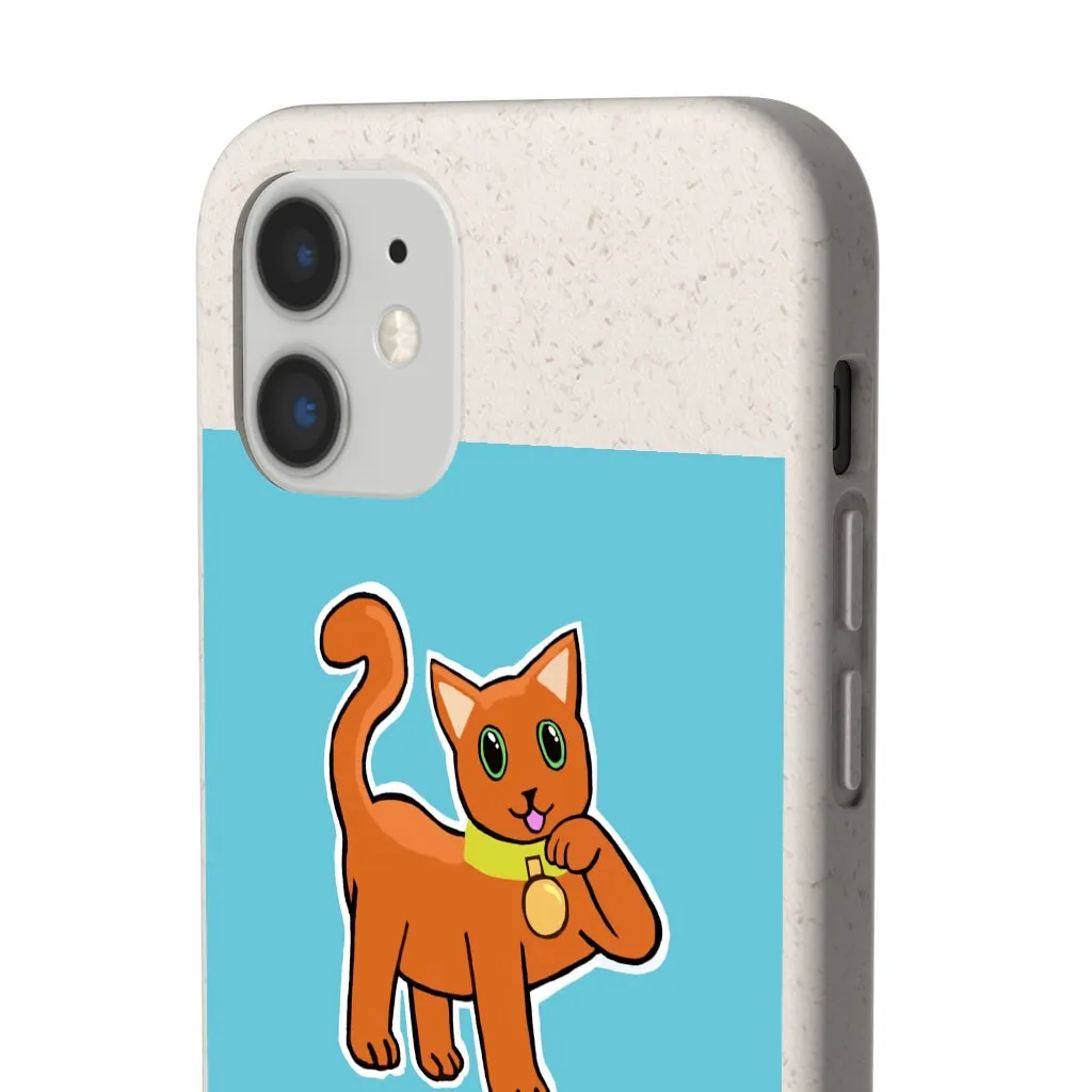 Orange Kitty Biodegradable Case