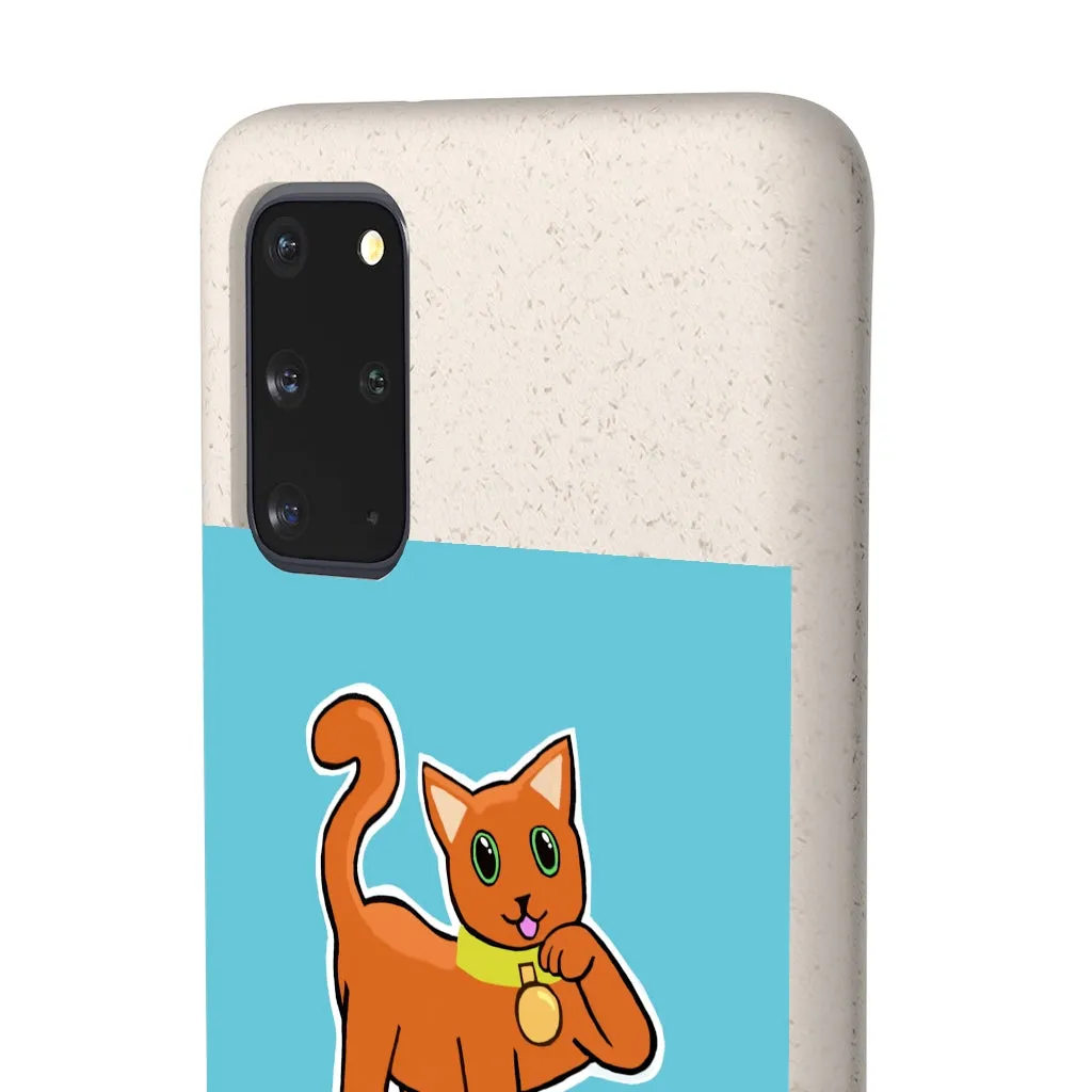 Orange Kitty Biodegradable Case