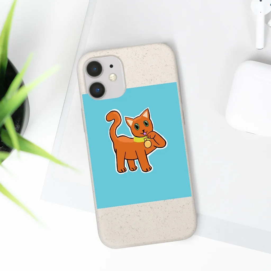 Orange Kitty Biodegradable Case